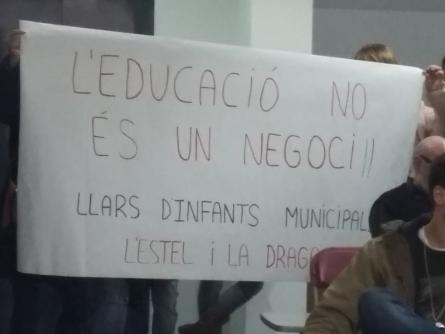 Llars d infants protesta