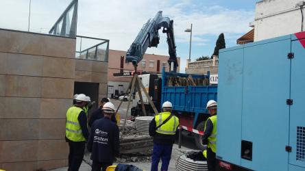 Obra Endesa Carrer Estació Cubelles