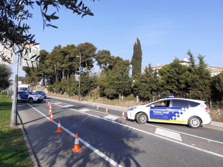 Policia Local controls (Imatge d'arxiu 2020)