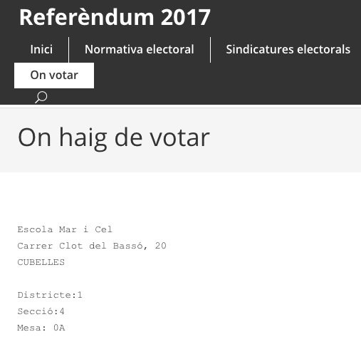 Exemple votar 1O